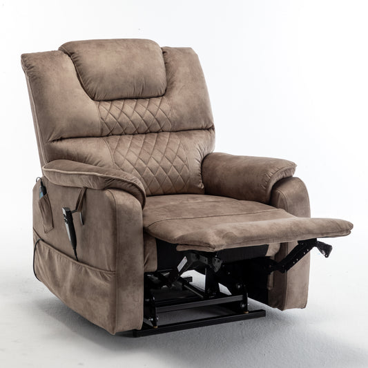 The Stafford Collection - Light Brown Power Lift Chair