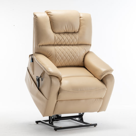 The Stafford Collection - Beige Power Lift Chair